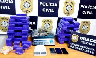 POLÍCIA CIVIL  : DRACO flagra dupla com  drogas no bairro Areal