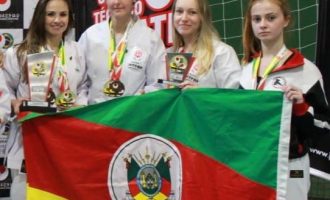 BRASILEIRO DE KARATÊ : Pelotenses somam medalhas por equipes