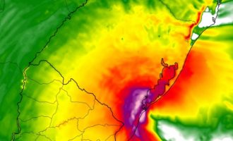 Violento ciclone pode trazer vento com força de furacão para a Metade Sul