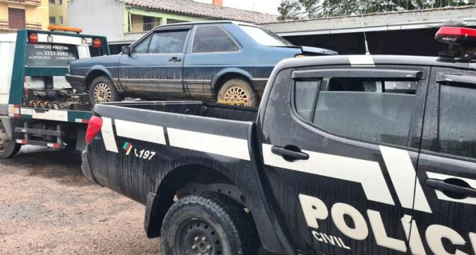 POLÍCIA CIVIL :  Homem é flagrado com carro  que havia sido furtado em Bagé