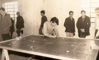 PRIMEIRO CAMPEÃO ESTADUAL :  Vicente Sacco Netto recebe homenagem e relembra histórias do Futebol de Mesa