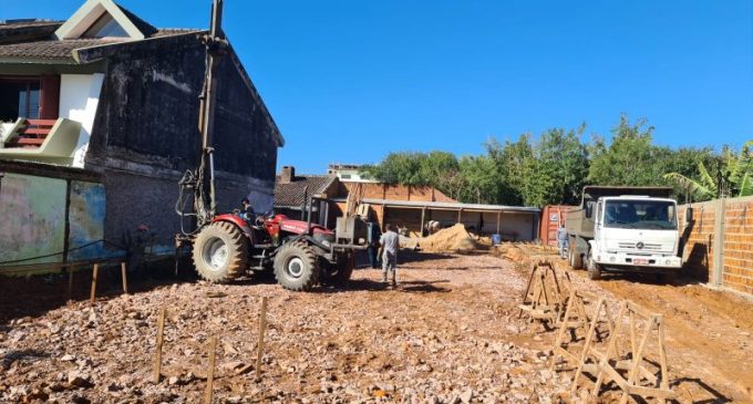 Seguem os obras de construção da sede própria da Aapecan Pelotas