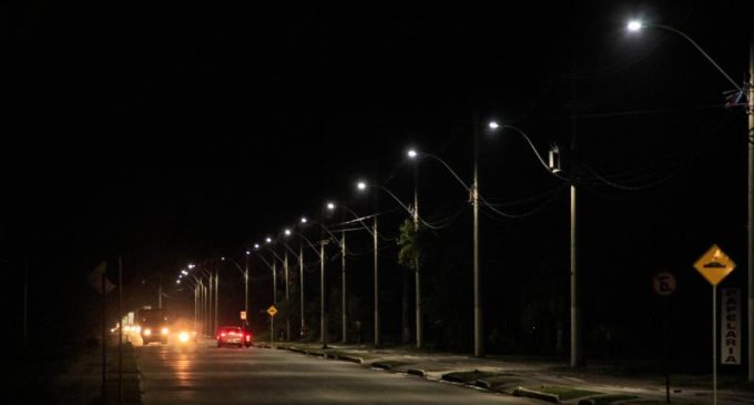 LEOPOLDO BROD : Novo sistema em LED no bairro Três Vendas