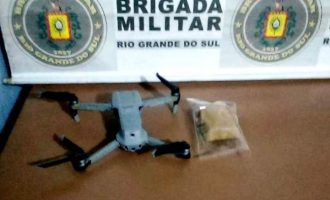 Brigada apreende drone nas imediações do Presídio de Pelotas