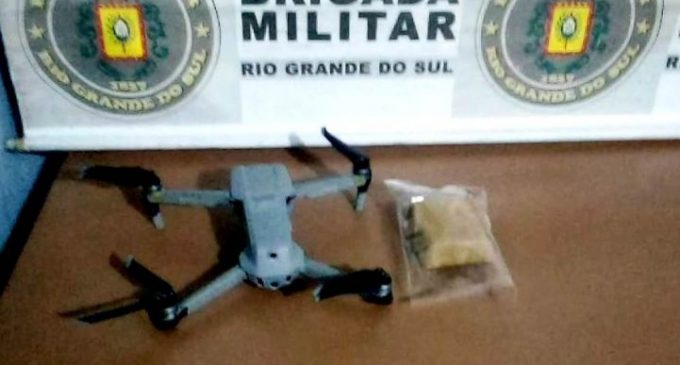 Brigada apreende drone nas imediações do Presídio de Pelotas