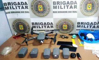 OUTRO DRONE CAPTURADO : Homem é preso ao tentar  enviar cocaína ao Presídio