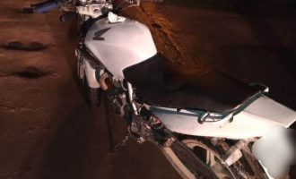 Moto furtada é localizada pela Brigada