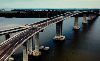 Travessia Paixão Côrtes é o  nome da segunda ponte do Guaíba