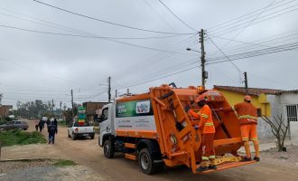 Coleta de resíduos no Laranjal retorna ao cronograma habitual