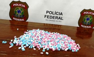 Polícia Federal apreende 990  comprimidos de “Ecstasy”