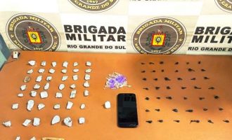 BRIGADA :  Traficante é preso no Pestano