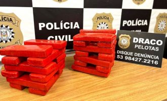 Polícia apreende mais de  14Kg de maconha em condomínio da zona norte de Pelotas