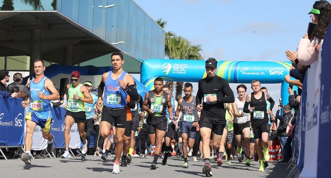 Pelotas reúne 650 corredores para a 10ª etapa do Circuito Sesc de Corridas