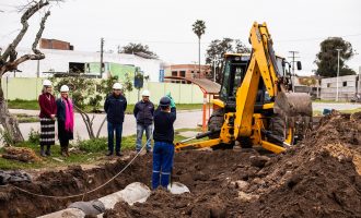 Sanep instala nova tubulação de drenagem no Simões Lopes