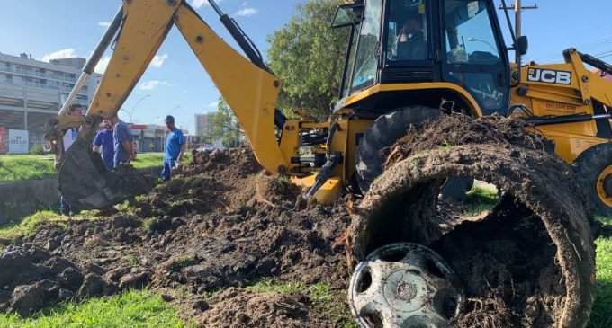 Obra do Sanep qualifica drenagem em região do Fátima