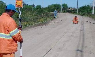 Estrada do Engenho passa por levantamento topográfico