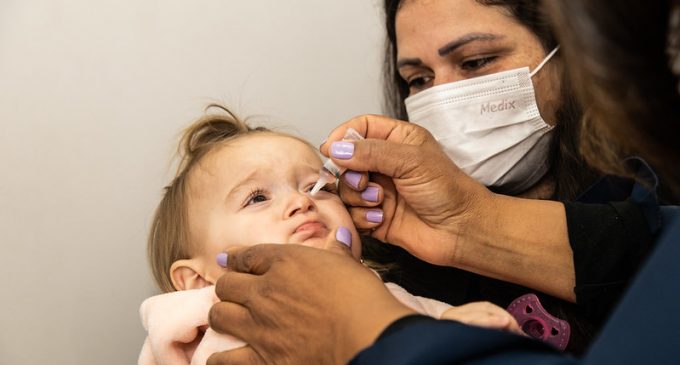 Vacinação contra paralisia infantil segue até o dia 30