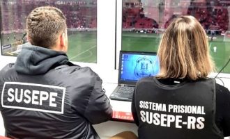 Divisão de Monitoramento Eletrônico da Susepe  prendeu foragido durante uma partida de futebo