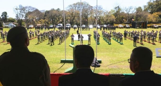 Novos policiais na Brigada