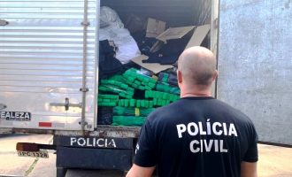 POLÍCIA CIVIL  : Incineração de dez toneladas de drogas