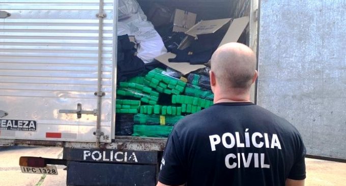 POLÍCIA CIVIL  : Incineração de dez toneladas de drogas