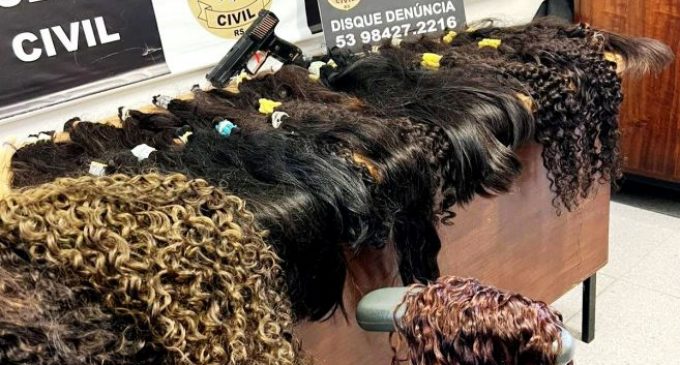 Roubo de mechas de cabelo em Pelotas