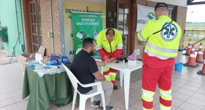 Ecosul faz ação de conscientização no SAU Turuçu na BR-116