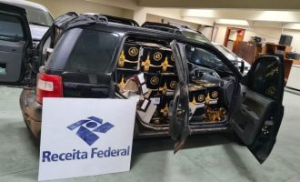 Receita Federal intercepta veículo com carga de bebidas avaliadas em quase R$60 mil