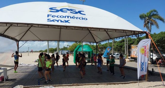 Mais de 39 mil pessoas participaram das ações do Estação Verão Sesc no Laranjal