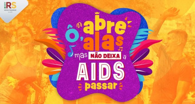 Campanha de prevenção à Aids no carnaval é lançada no Rio Grande do Sul