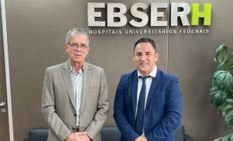 Vereador Rafael Amaral e presidente do EBSERH se reúnem em Brasília
