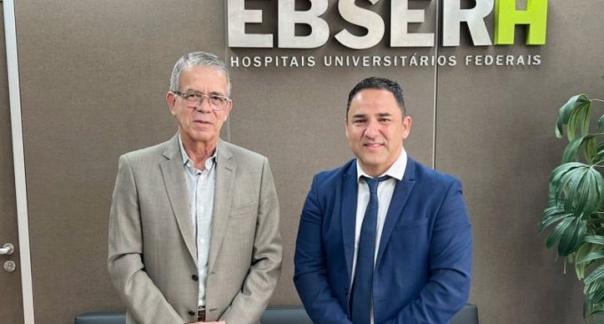 Vereador Rafael Amaral e presidente do EBSERH se reúnem em Brasília