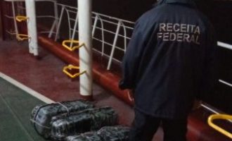 Receita Federal e Polícia Federal apreendem mais de 100kg de cocaína no Porto do Rio Grande