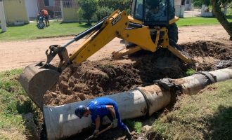 Sanep constrói nova rede de drenagem no Balneário dos Prazeres