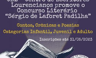 Centro de Escritores Lourencianos promove o concurso literário “Sérgio de Laforet Padilha”