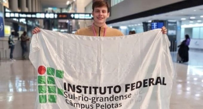 Estudante do IFSul é selecionado para intercâmbio de imersão científica e tecnológica no Japão