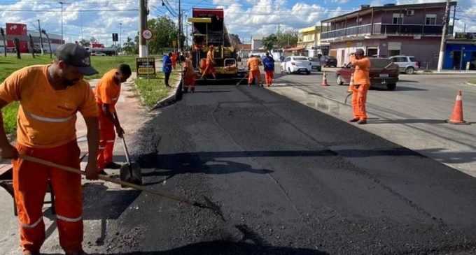 Começa a obra para reativar rotatória na Salgado Filho