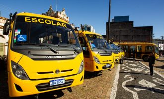 Seis novos ônibus para escolas da Zona Rural