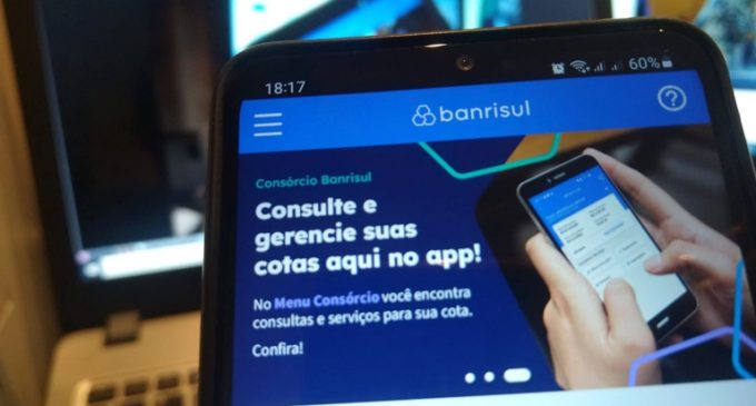 Consórcio pode ser contratado pelo aplicativo Banrisul