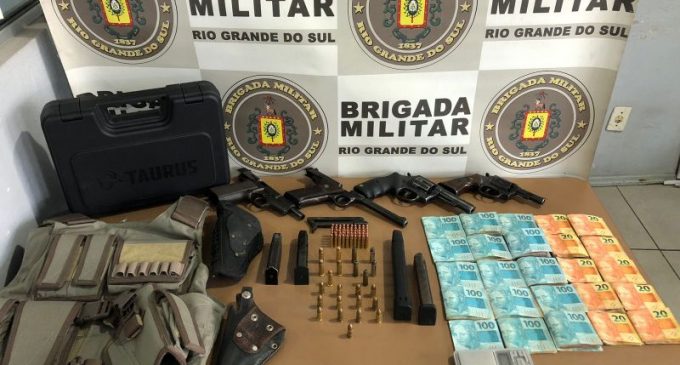 Brigada Militar prende homem por porte ilegal de arma de fogo em Pelotas