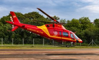 Estado entrega o primeiro helicóptero da história do Corpo de Bombeiros Militar