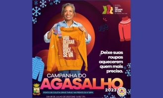 Drive thru da Campanha do Agasalho 2023 em Pelotas