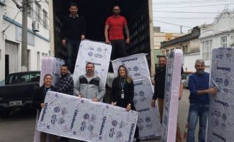 Prefeitura recebe doação de 480 colchões