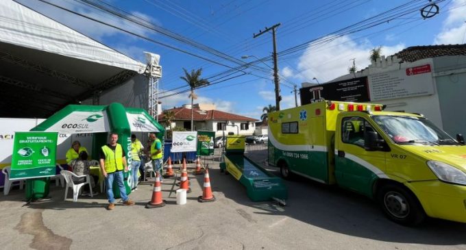 Ecosul leva ações de segurança ao Festival de Inverno Lourenciano