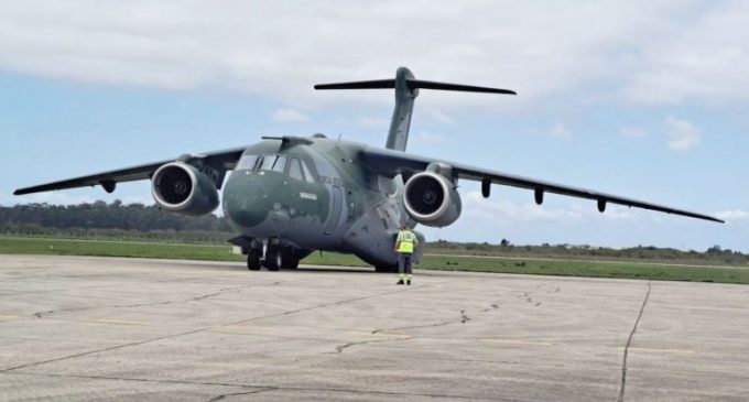 Aeronave do Programa Antártico Brasileiro pousou no Aeroporto de Pelotas nesta sexta-feira (29)