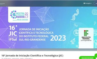 Abertas as inscrições da 16ª Jornada de Iniciação Científica e Tecnológica do IFSul