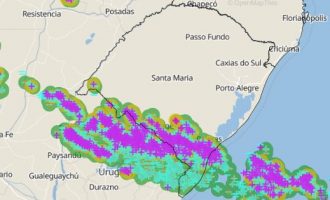 Semana com temporais no RS