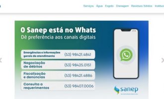 Sanep disponibiliza novos serviços pelo site