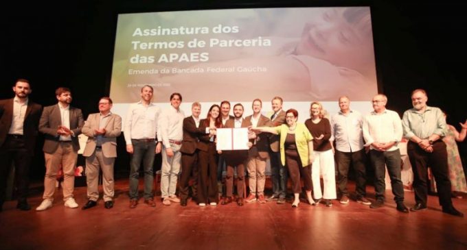 Estado assina parceria com Apaes de 145 municípios gaúchos