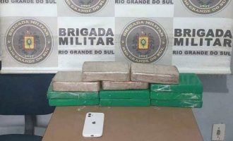 Brigada Militar prende homem com grande quantidade de drogas em  Pelotas